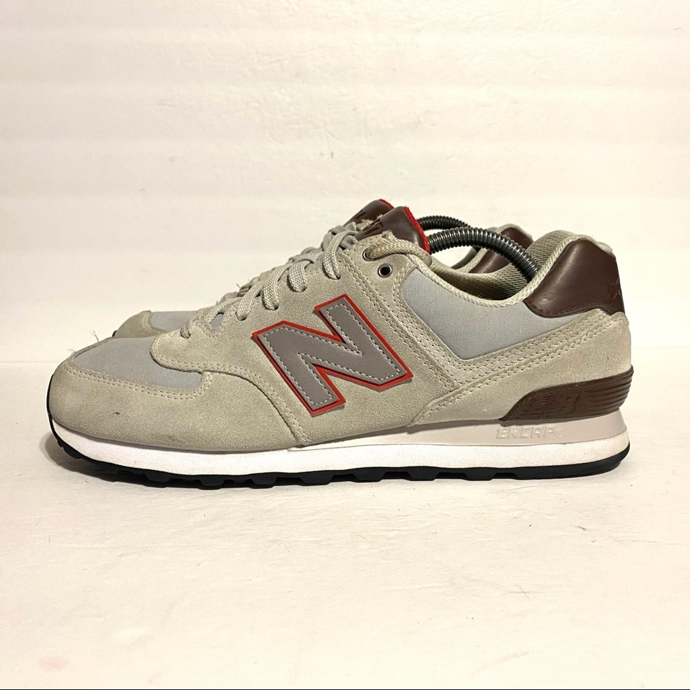 New Balance 574 Men's Classic Suede Running Shoes, ML574BCA, Size 10